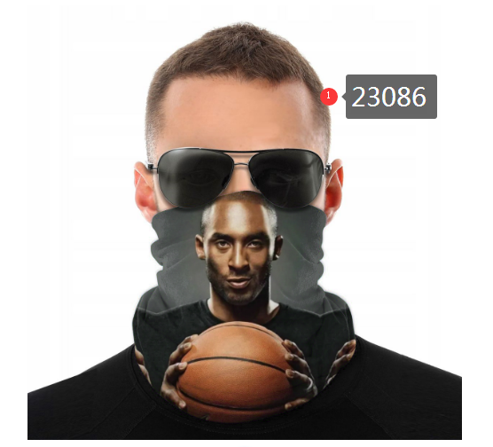 NBA 2021 Los Angeles Lakers #24 kobe bryant 23086 Dust mask with filter->nba dust mask->Sports Accessory